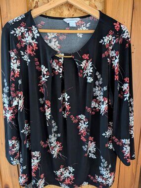 Liz Claiborne Patterned Blouse